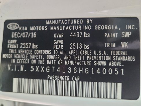 Used 2017 Kia Optima LX image 33