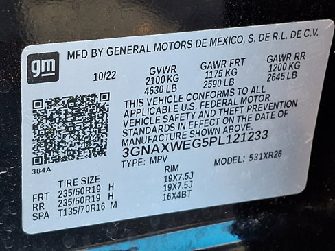 Used 2023 Chevrolet Equinox RS w/ RS Leather Package image 28