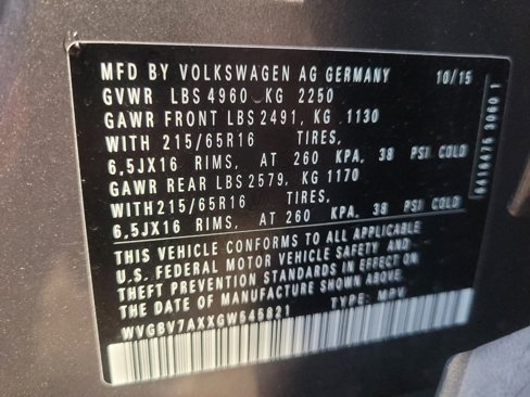 Used 2016 Volkswagen Tiguan S image 33