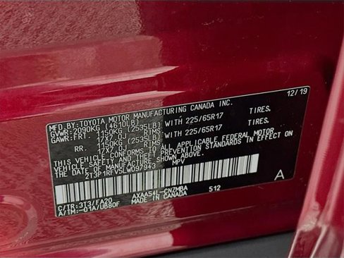 Certified 2020 Toyota RAV4 XLE image 30
