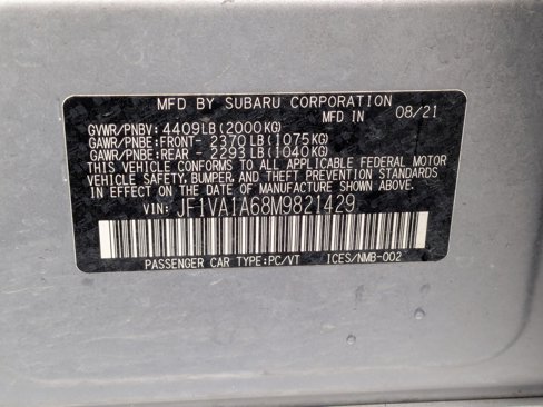 Used 2021 Subaru WRX w/ Popular Package #3 (IZT) image 31