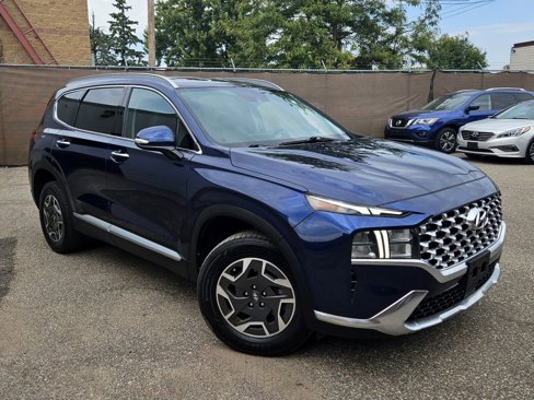 Used 2023 Hyundai Santa Fe Blue image 1