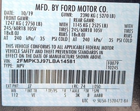 Used 2020 Ford Edge SEL w/ Convenience Package image 26