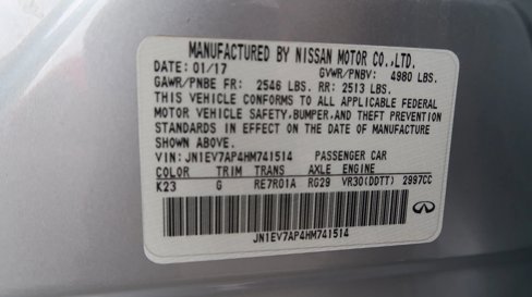 Used 2017 INFINITI Q50 3.0t Premium image 52