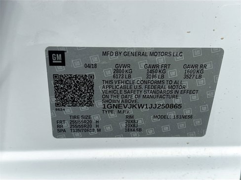 Used 2018 Chevrolet Traverse Premier image 34