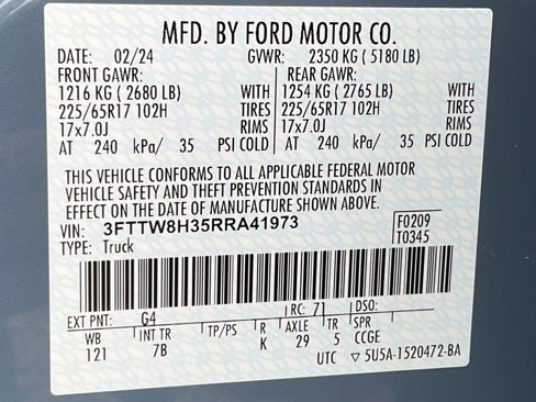 Certified 2024 Ford Maverick XLT w/ XLT Luxury Package image 59