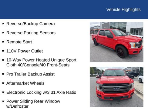 Used 2018 Ford F150 XLT w/ Equipment Group 302A Luxury image 9