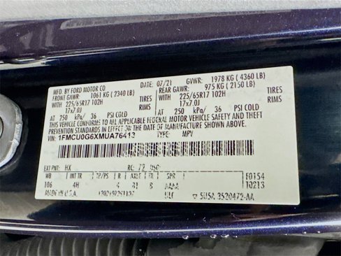 Used 2021 Ford Escape SE image 40