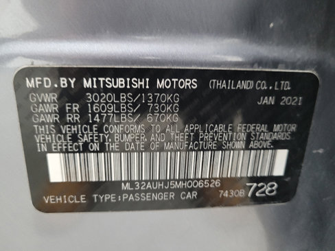 Used 2021 Mitsubishi Mirage ES image 33