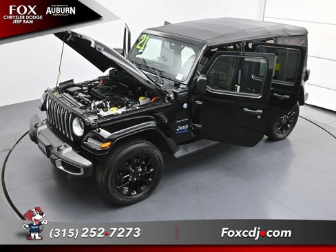 Used 2021 Jeep Wrangler Sahara w/ Cold Weather Group image 34