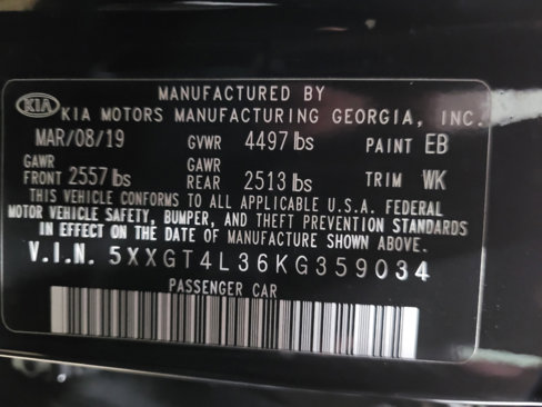 Used 2019 Kia Optima S w/ S Panoramic Sunroof Package image 33