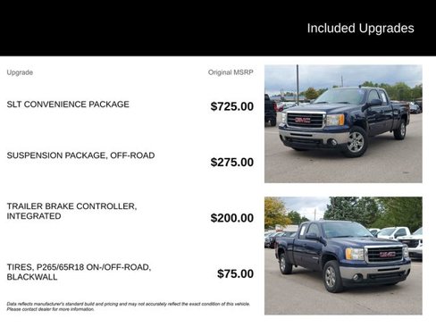 Used 2011 GMC Sierra 1500 SLT w/ SLT Convenience Package image 7
