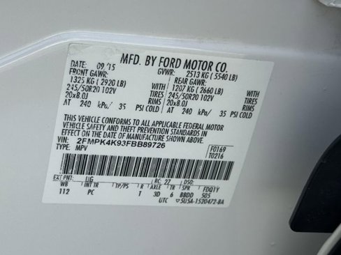 Used 2015 Ford Edge Titanium w/ Equipment Group 302A image 17