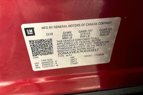 Used 2019 Chevrolet Equinox LT w/ LPO, Hit The Road Package image 43