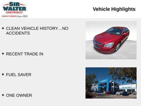Used 2012 Chevrolet Malibu LT w/ 1LT All-Star Package image 2