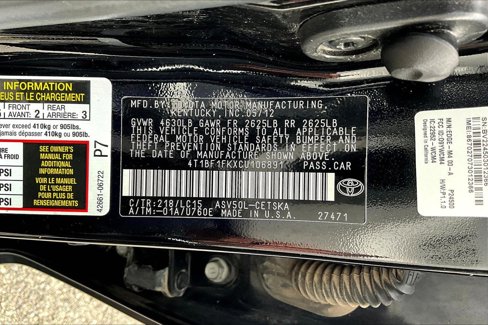Used 2012 Toyota Camry SE image 25