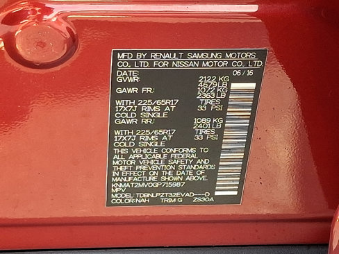 Used 2016 Nissan Rogue S image 26