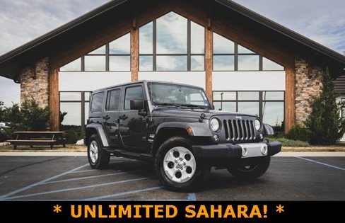 Used 2014 Jeep Wrangler Unlimited Sahara w/ Dual Top Group image 1