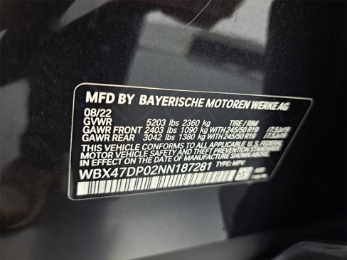 Used 2022 BMW X3 sDrive30i w/ Convenience Package w/ZPA image 20