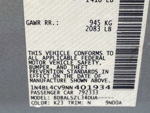 Used 2022 Nissan Altima 2.5 SR image 30