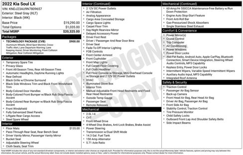 Used 2022 Kia Soul LX w/ Technology Package image 4
