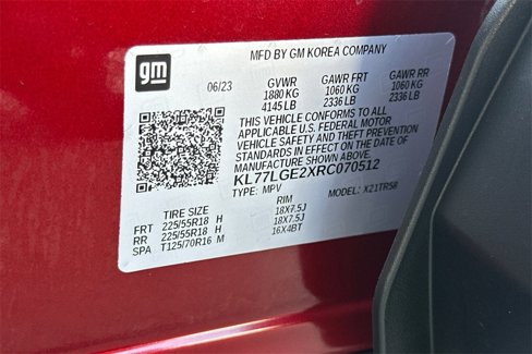 Used 2024 Chevrolet Trax RS w/ Sunroof Package image 30