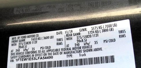 Used 2020 Ford F150 Platinum w/ Equipment Group 701A Luxury image 65