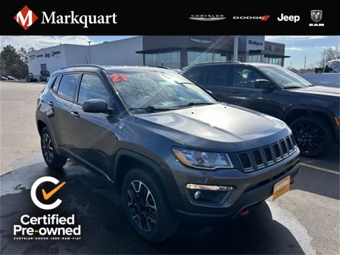 Used 2021 Jeep Compass Trailhawk image 1