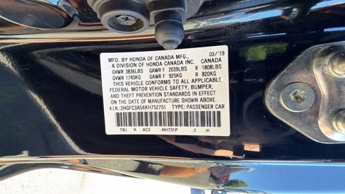 Used 2019 Honda Civic Si image 28