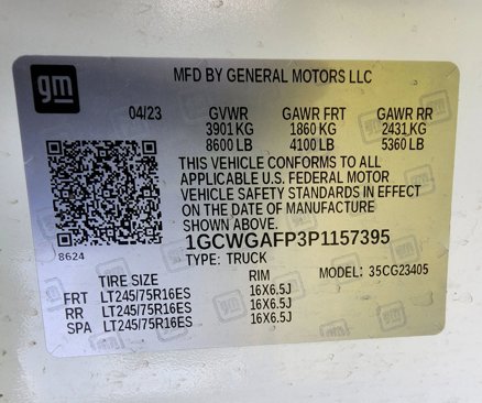 Used 2023 Chevrolet Express 2500 w/ Driver Convenience Package image 36