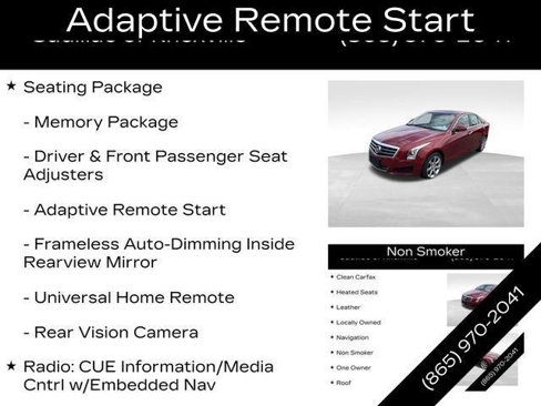 Used 2014 Cadillac ATS Luxury w/ Sun And Sound Package image 26