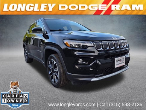 Used 2022 Jeep Compass Limited w/ Sun and Sound Group image 1