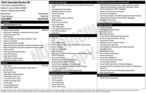 Used 2022 Hyundai Elantra SE image 3