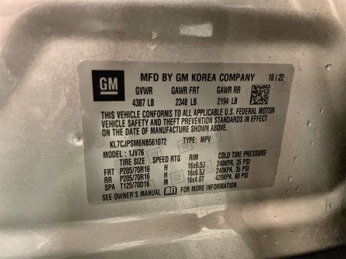 Certified 2022 Chevrolet Trax LT w/ LT Convenience Package image 31