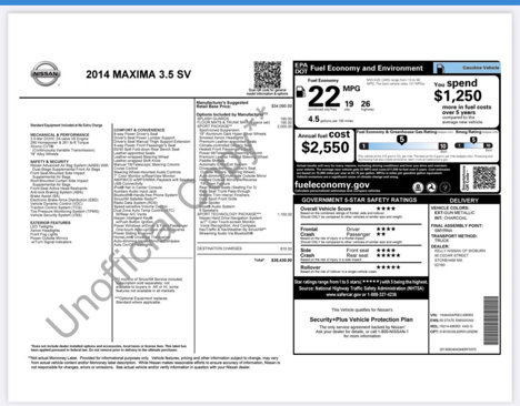 Used 2014 Nissan Maxima 3.5 SV w/ Sport Package image 11