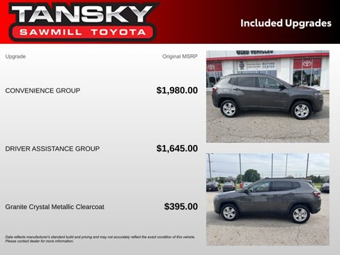Used 2022 Jeep Compass Latitude w/ Convenience Group image 32