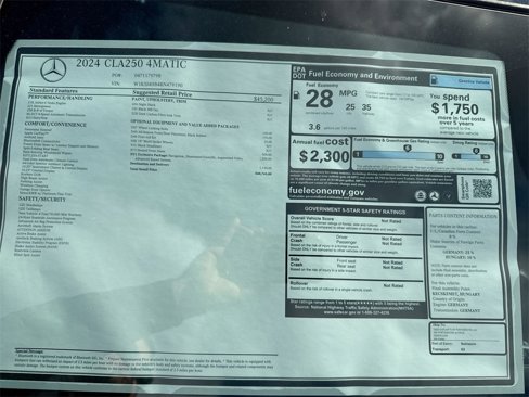 Certified 2024 Mercedes-Benz CLA 250 4MATIC image 26