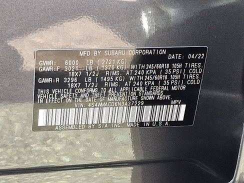 Certified 2022 Subaru Ascent Premium w/ Convenience Package image 27