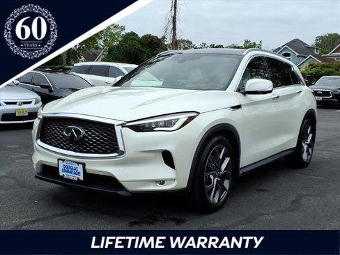 Certified 2021 INFINITI QX50 Autograph w/ Premium White Leather Package image 1