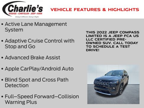 Certified 2022 Jeep Compass Limited image 7