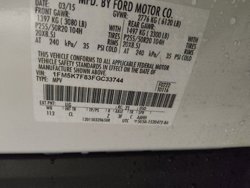 Used 2015 Ford Explorer Limited w/ Equipment Group 301A image 33