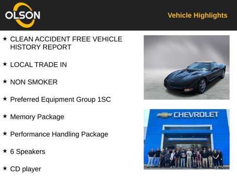 Used 2002 Chevrolet Corvette Convertible w/ Preferred Equipment Group2 image 2