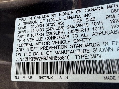 Used 2021 Honda CR-V Touring image 24