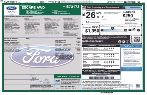 Used 2022 Ford Escape Titanium w/ Class II Trailer Tow Package image 15