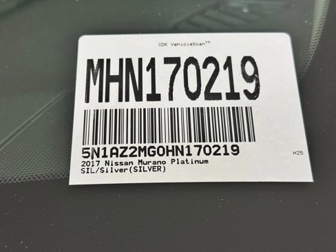 Used 2017 Nissan Murano Platinum w/ Platinum Technology Package image 16