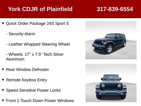 Used 2019 Jeep Wrangler Unlimited Sport S image 12
