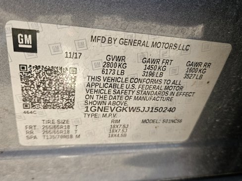 Used 2018 Chevrolet Traverse LT image 21
