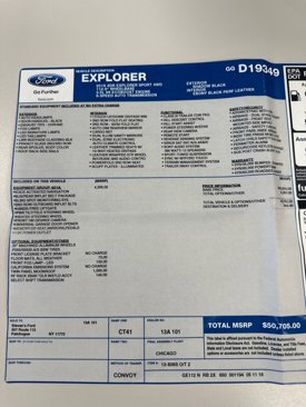 Used 2016 Ford Explorer Sport w/ Equipment Group 401A image 69