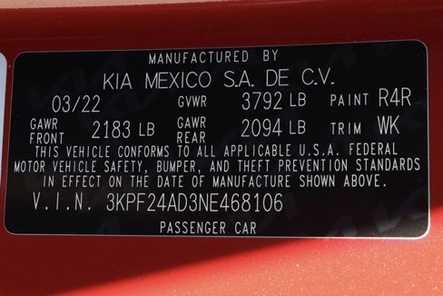 Used 2022 Kia Forte LXS w/ LXS Technology Package image 32