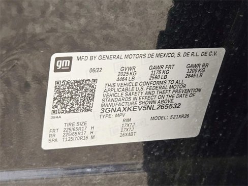 Used 2022 Chevrolet Equinox LT image 30